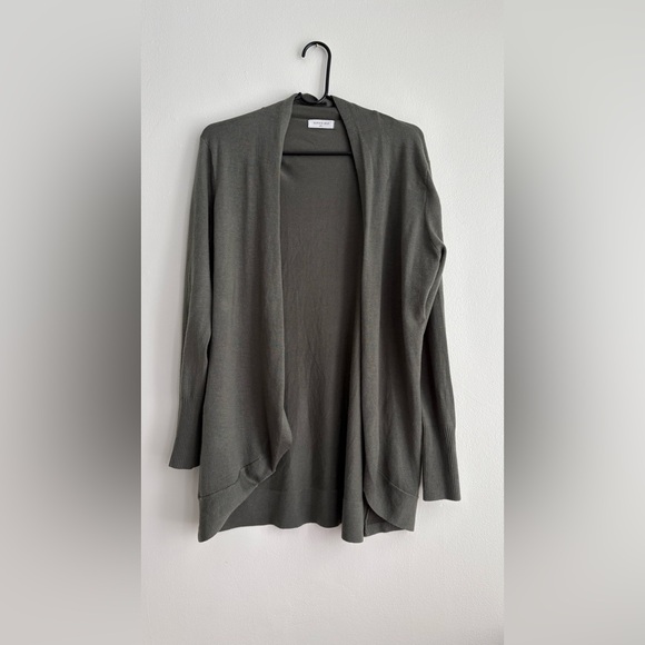 Sophie Rue Sage Green Open Front Cardigan - Picture 1 of 6